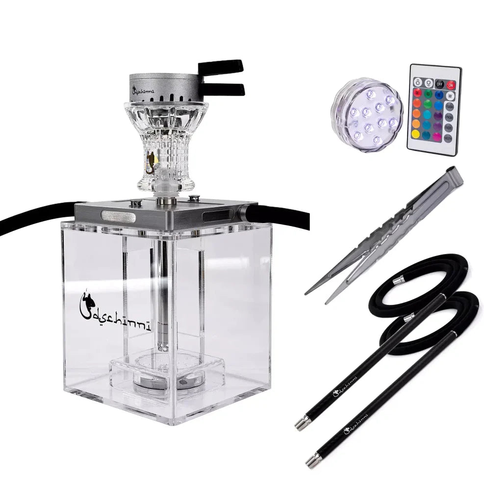 Dschinni The Cube tragbare Würfel Shisha Set