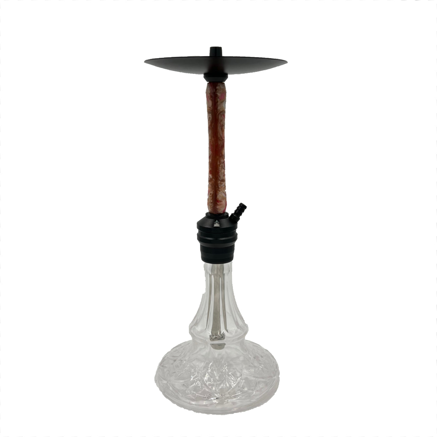 TITANIC – GENEVE Piguet Shisha-Komplettset, Bordeauxrot / Schwarz