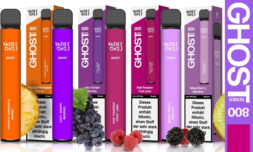 GHOST 800 Einweg E-Zigarette - MIT NIKOTIN