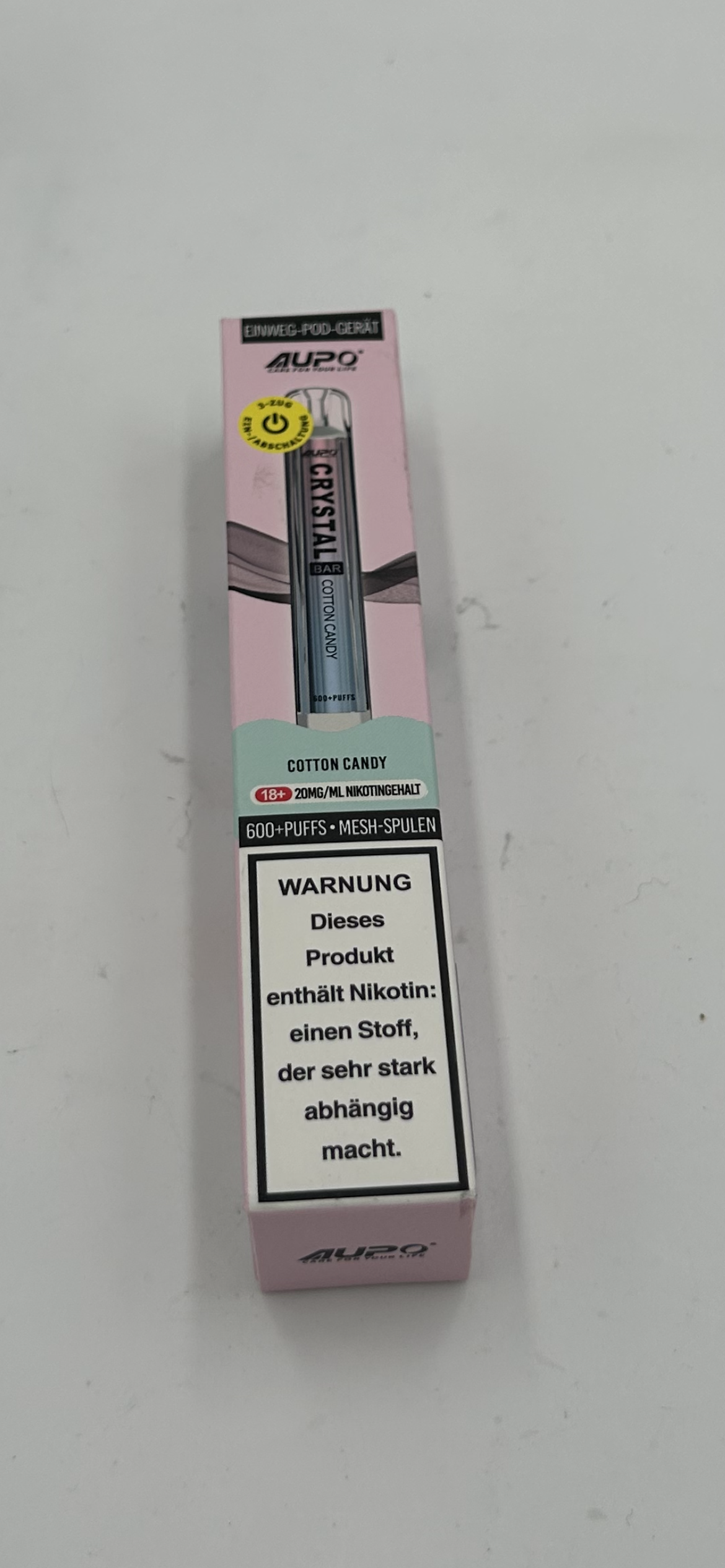 CRYSTAL BAR 600 Einweg E-Zigarette - MIT NIKOTIN