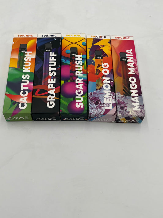 HHC Vape- Freigeist - 50%HHC in verschiedenen Geschmäckern