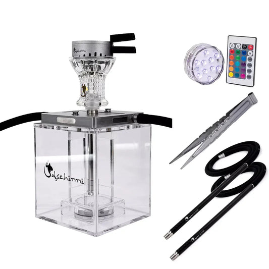 Dschinni The Cube tragbare Würfel Shisha Set