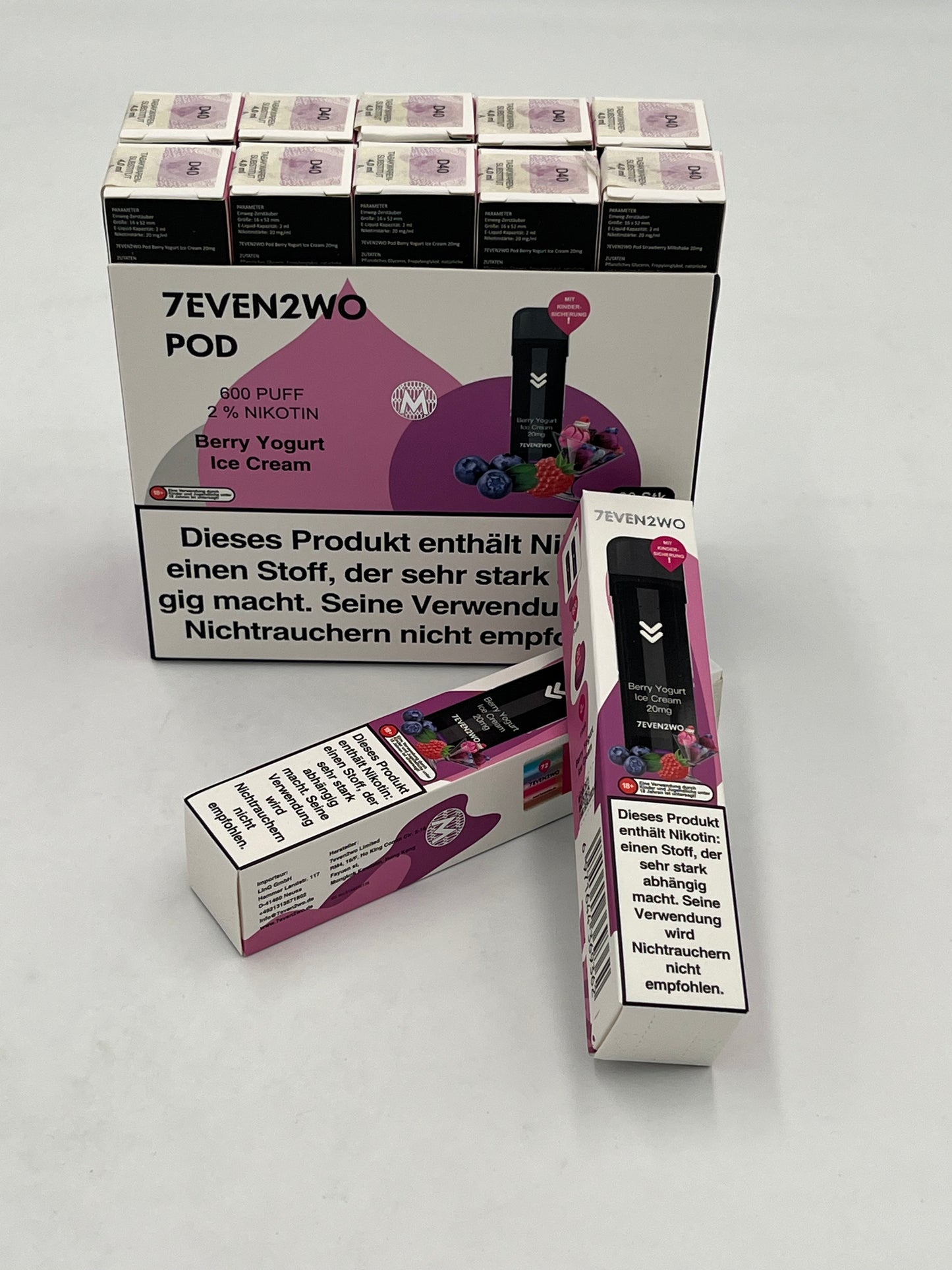 7EVEN2WO - Pods - verschiedene Geschmäcker 1 Packung = 2 Pods