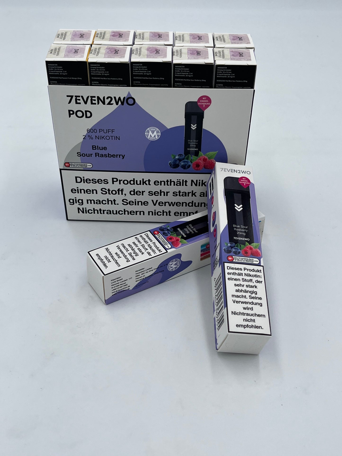 7EVEN2WO - Pods - verschiedene Geschmäcker 1 Packung = 2 Pods