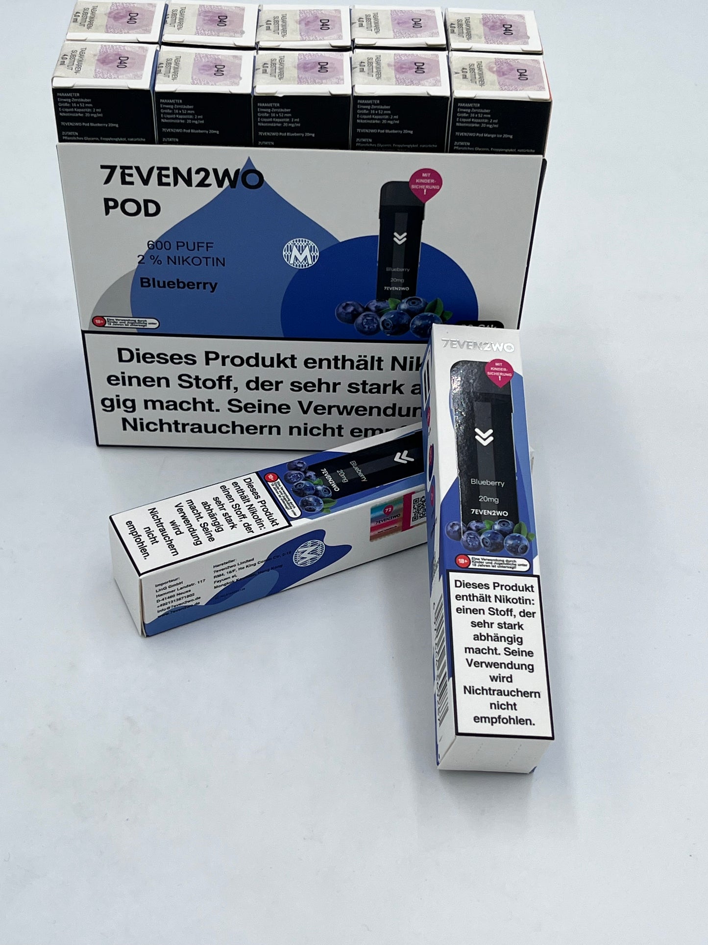 7EVEN2WO - Pods - verschiedene Geschmäcker 1 Packung = 2 Pods