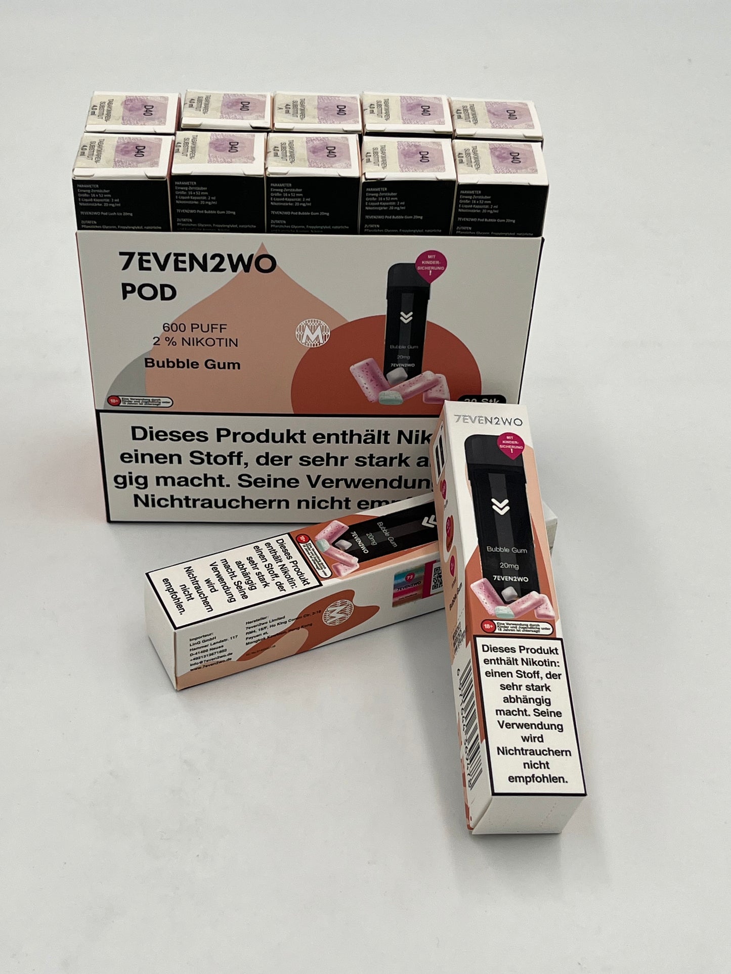 7EVEN2WO - Pods - verschiedene Geschmäcker 1 Packung = 2 Pods