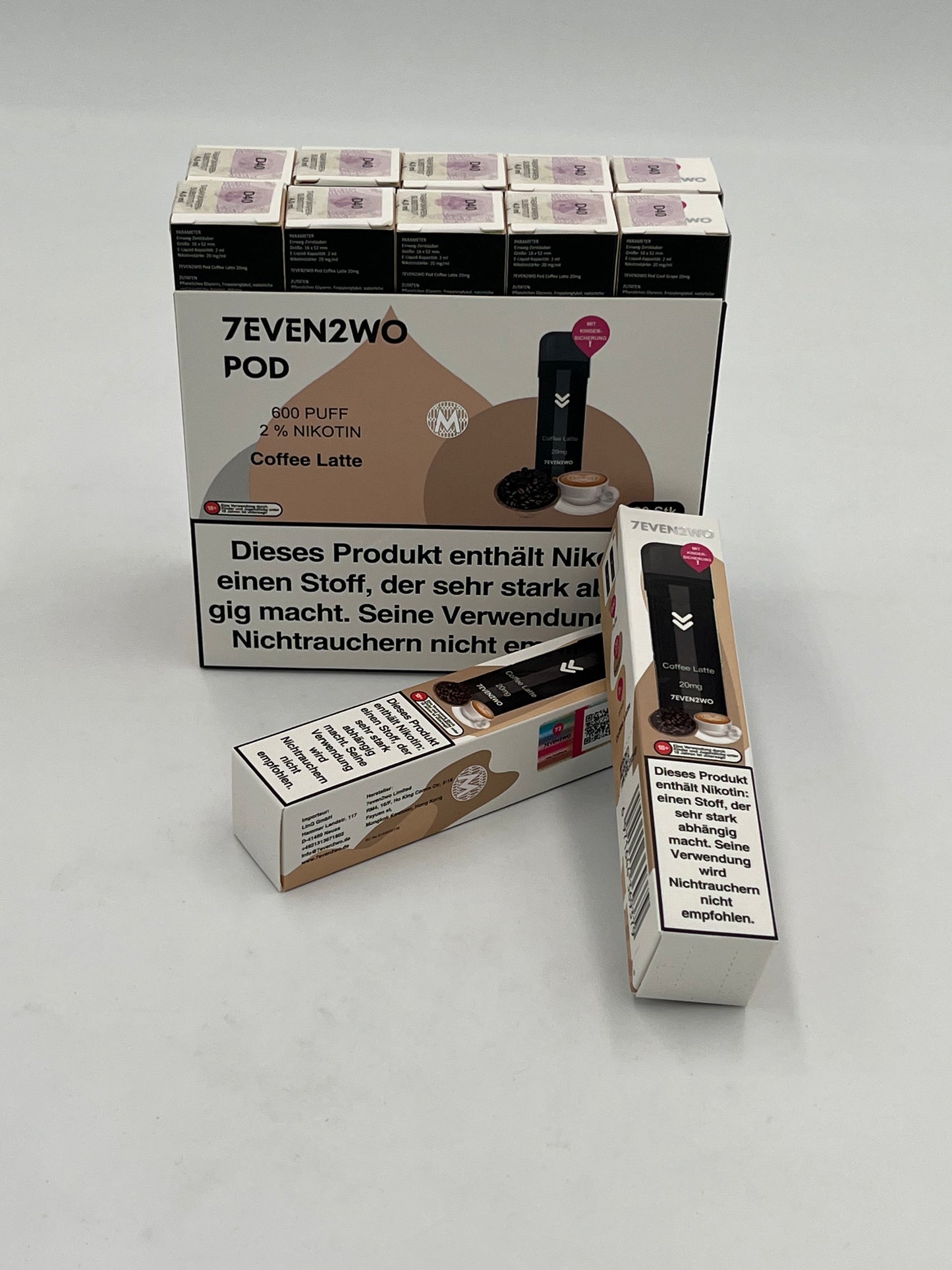 7EVEN2WO - Pods - verschiedene Geschmäcker 1 Packung = 2 Pods