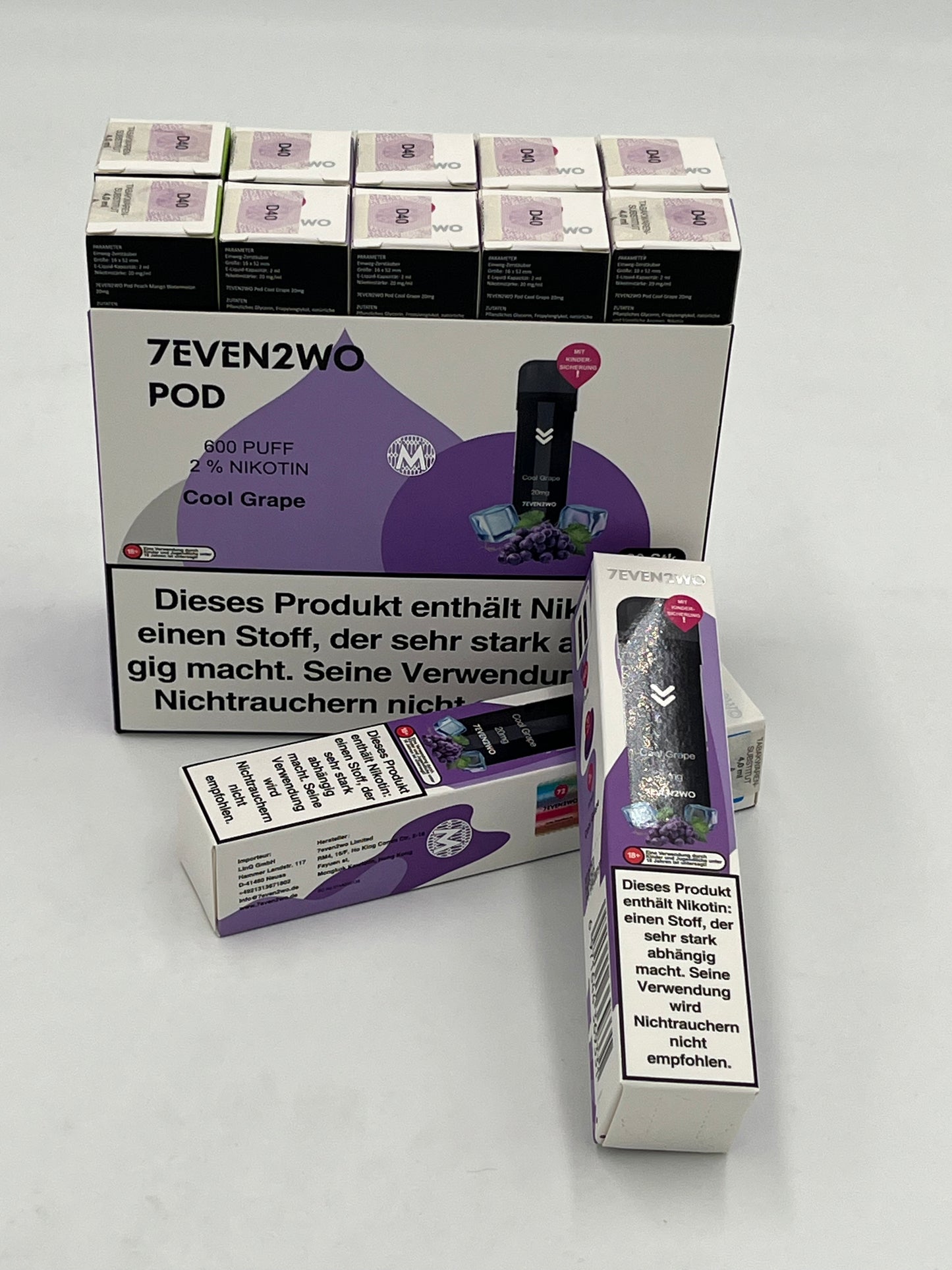 7EVEN2WO - Pods - verschiedene Geschmäcker 1 Packung = 2 Pods