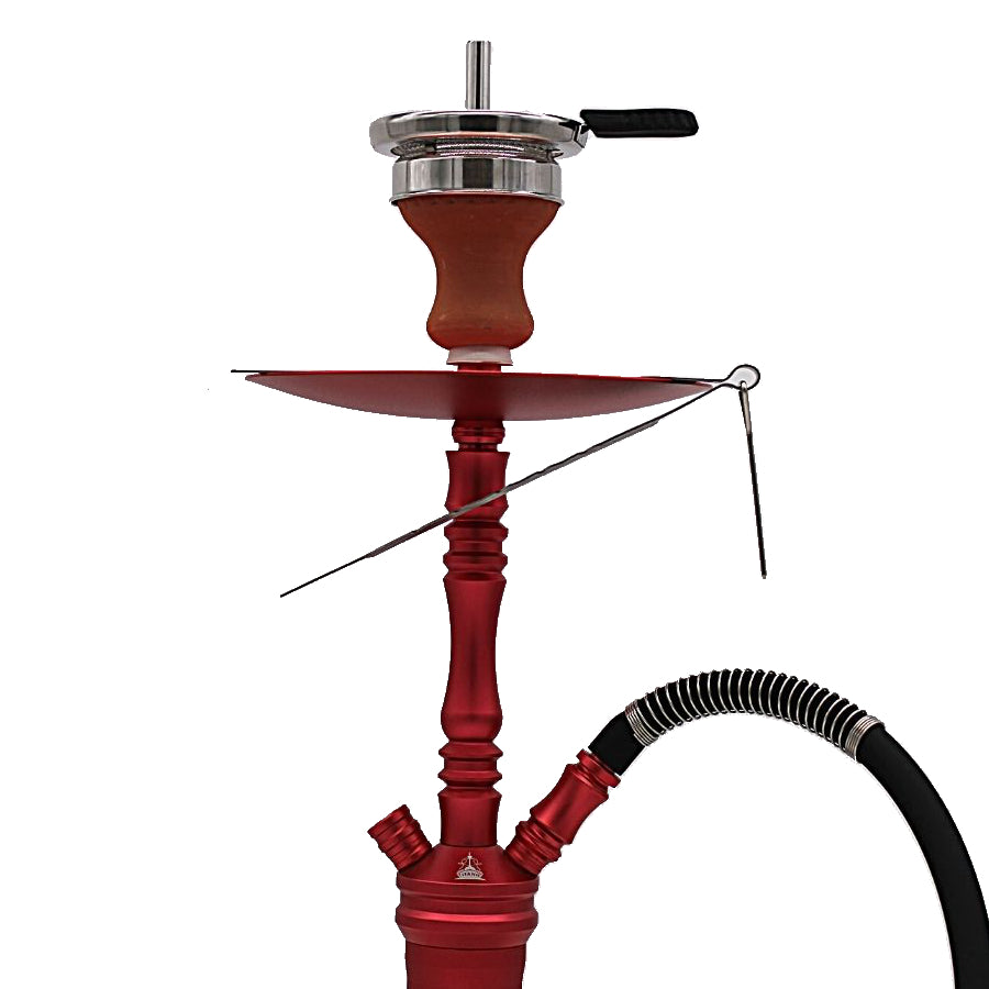 TITANIC  KATARA Shisha-Komplettset, Schwarz / Grau / Blau / Rot