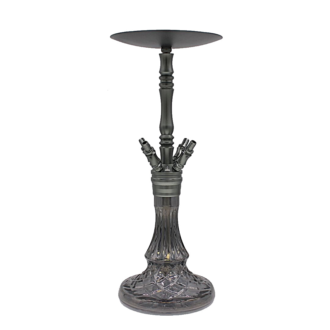 TITANIC  KATARA Shisha-Komplettset, Schwarz / Grau / Blau / Rot