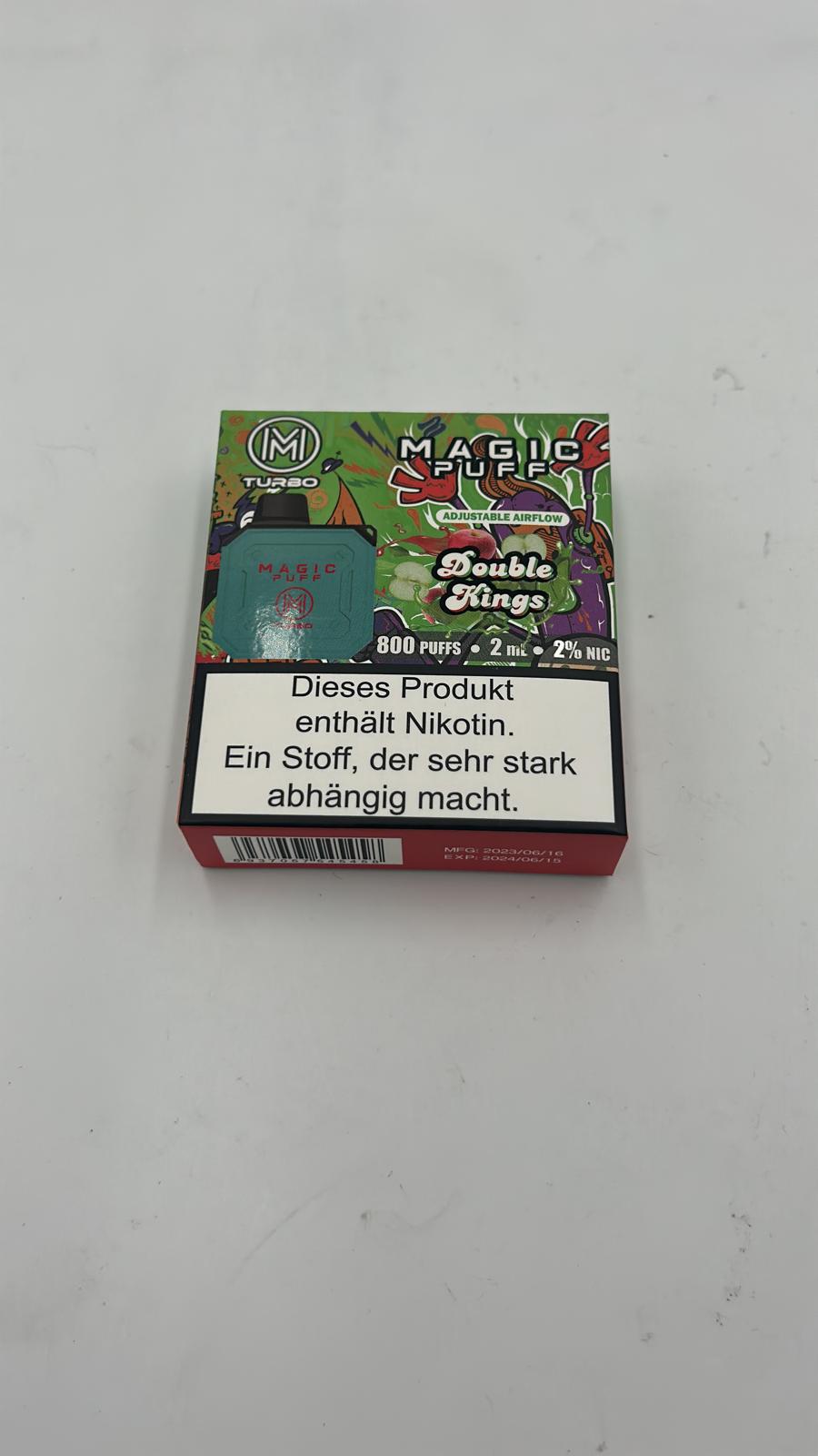Magic Puff Turbo 800 puffs - verschiedene Sorten