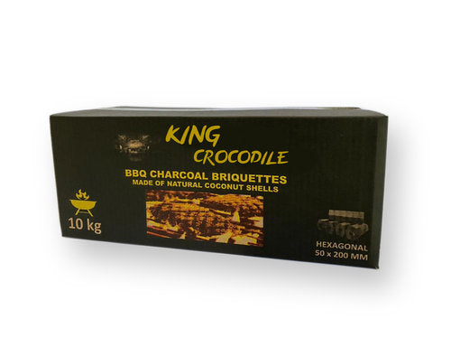 BBQ King Crocodile 10 Kg Consumer Box