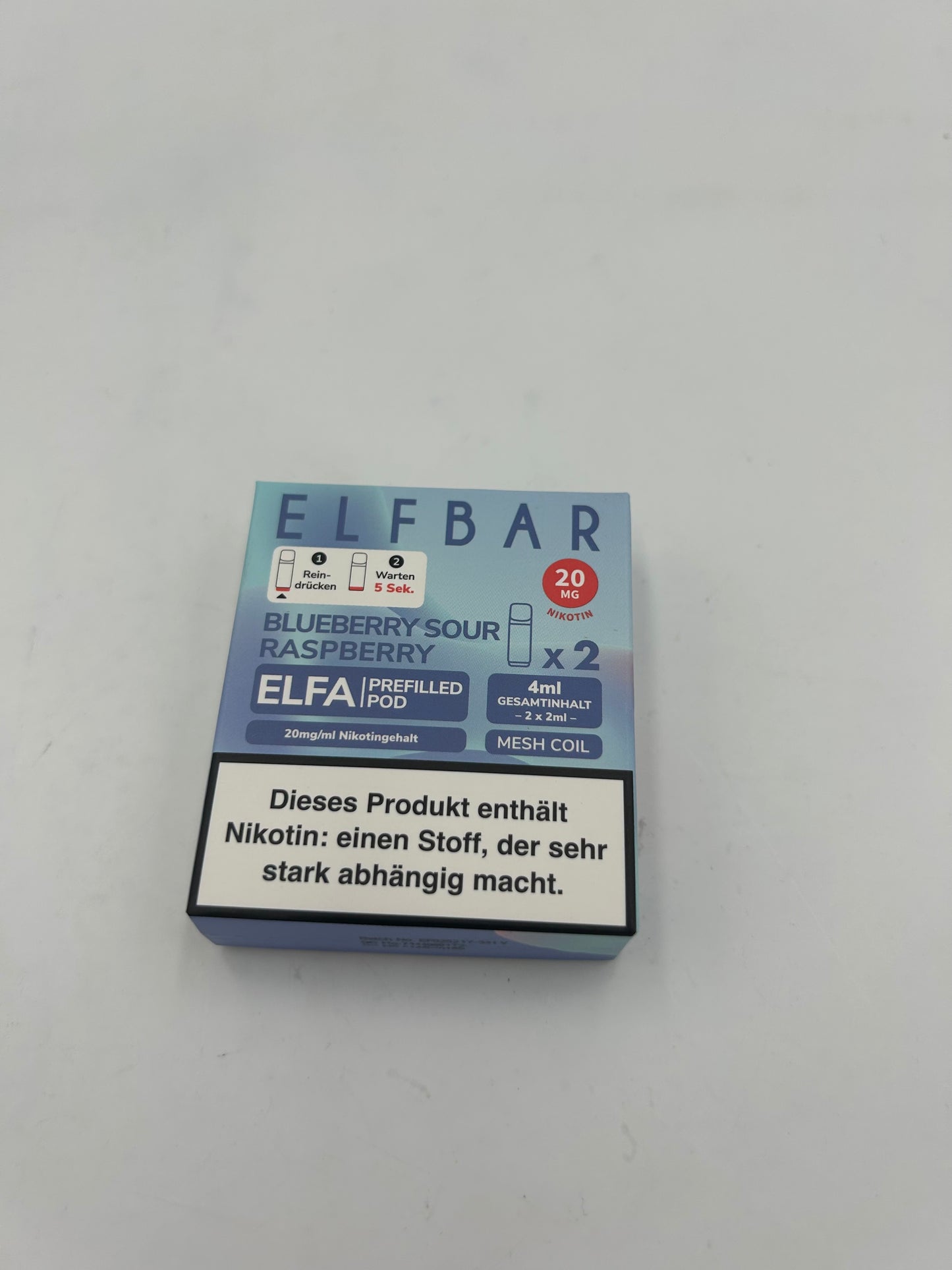 Elfa - prefilled Pods - verschiedene Geschmäcker 1 Packung = 2 Pods