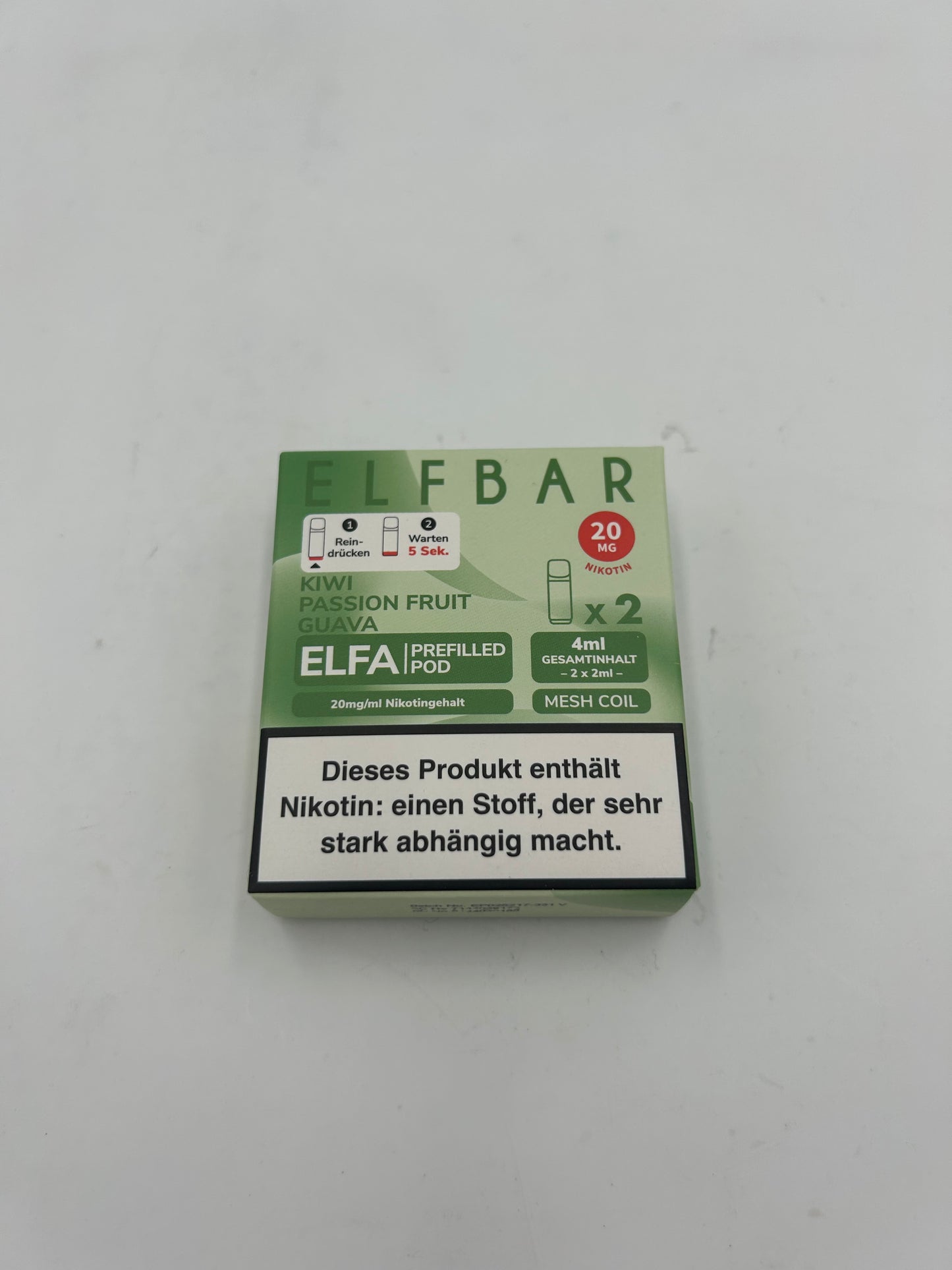 Elfa - prefilled Pods - verschiedene Geschmäcker 1 Packung = 2 Pods