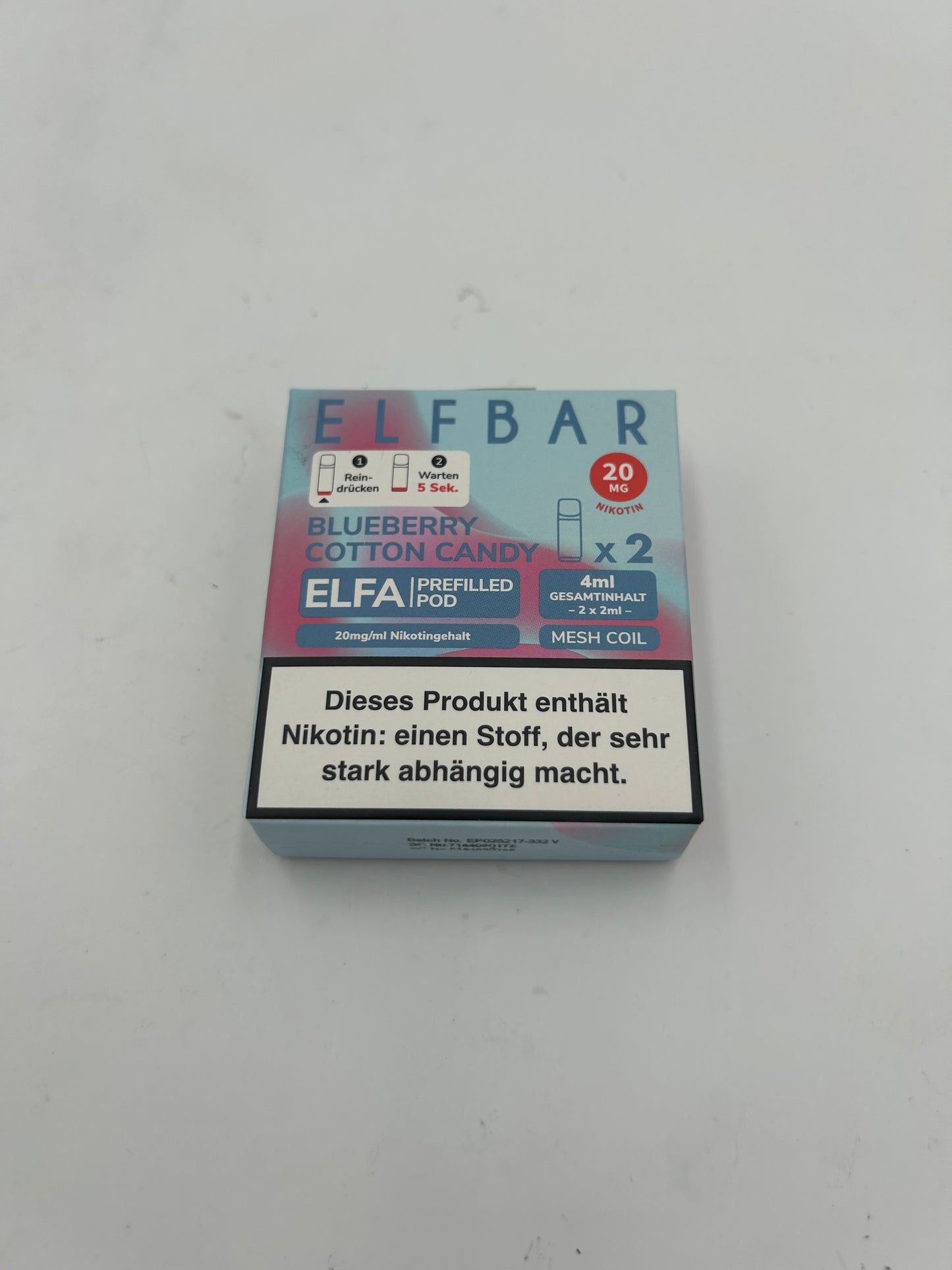 Elfa - prefilled Pods - verschiedene Geschmäcker 1 Packung = 2 Pods