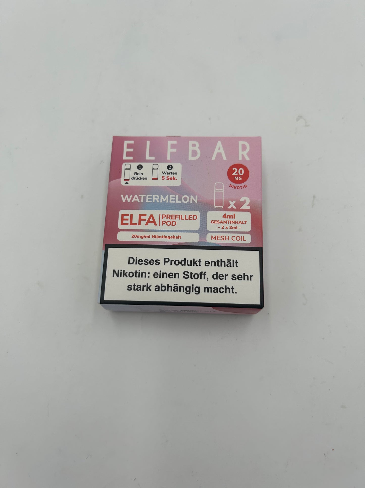 Elfa - prefilled Pods - verschiedene Geschmäcker 1 Packung = 2 Pods