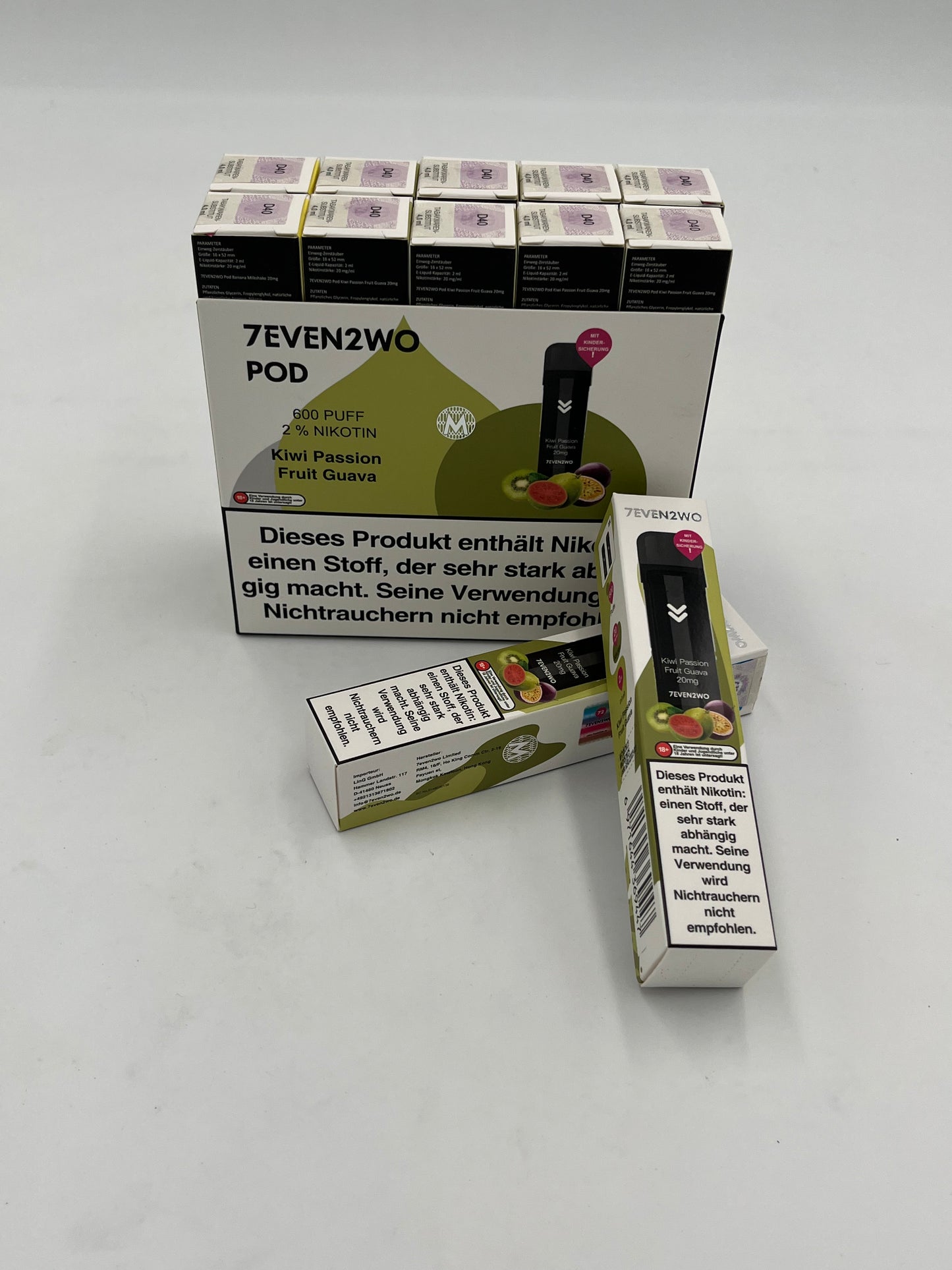 7EVEN2WO - Pods - verschiedene Geschmäcker 1 Packung = 2 Pods