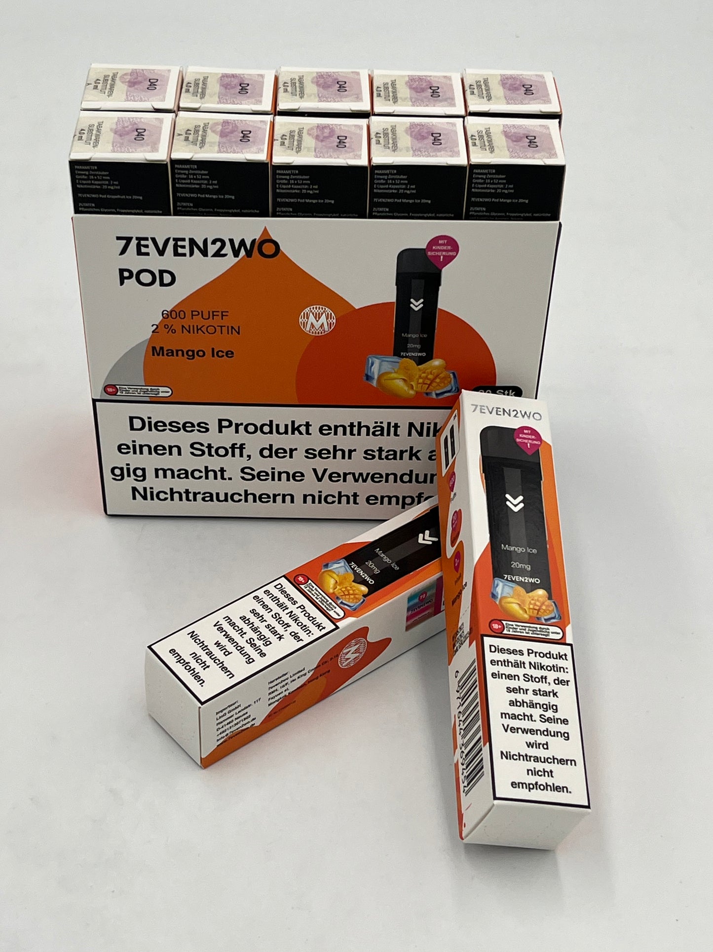 7EVEN2WO - Pods - verschiedene Geschmäcker 1 Packung = 2 Pods