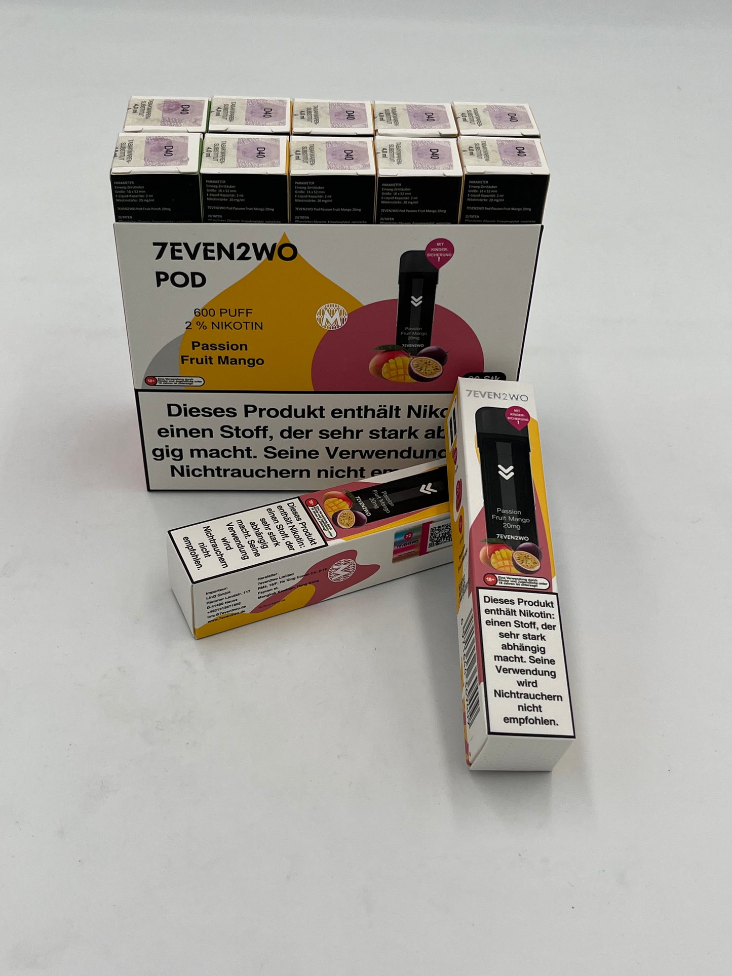 7EVEN2WO - Pods - verschiedene Geschmäcker 1 Packung = 2 Pods