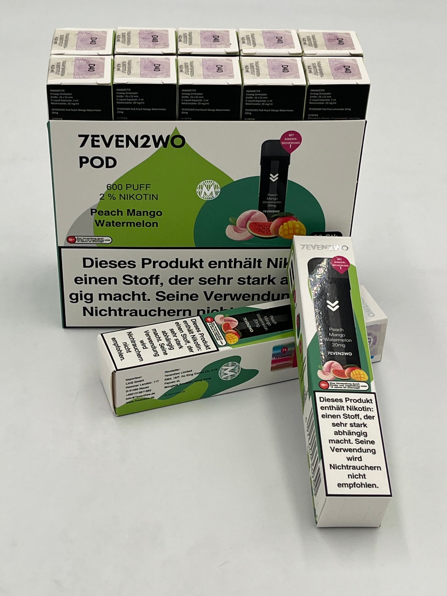 7EVEN2WO - Pods - verschiedene Geschmäcker 1 Packung = 2 Pods