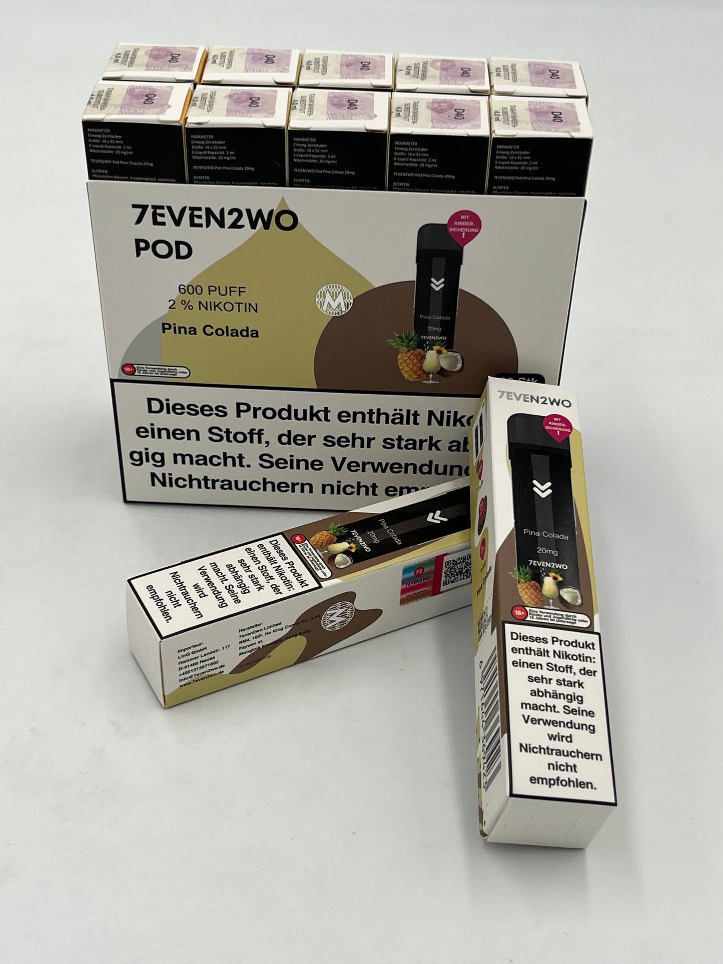 7EVEN2WO - Pods - verschiedene Geschmäcker 1 Packung = 2 Pods