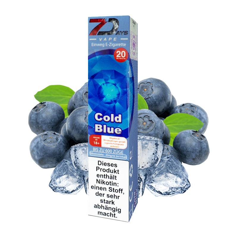 7Days Vape - Einweg E-Zigarette - MIT NIKOTIN hookahlando.de 7Days Vape - Einweg E-Zigarette - MIT NIKOTIN hookahlando.de