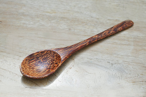 Löffel aus natürlichen Kokosnussholz