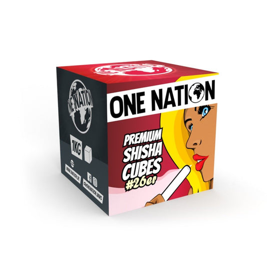 One Nation Premium Shisha Cubes #26er 1KG