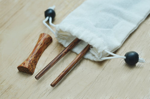 Natur Stäbchen aus Kokosholz