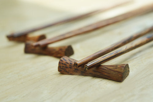 Natur Stäbchen aus Kokosholz